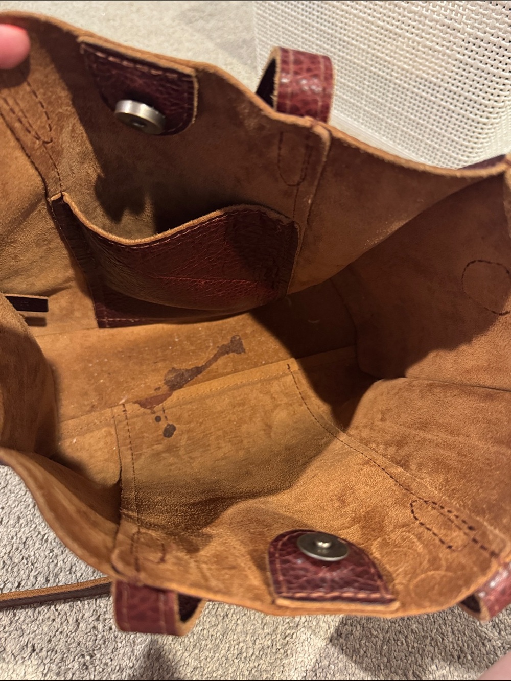 Portland Leather Lola Crossbody Coldbrew - Picture 2 of 2